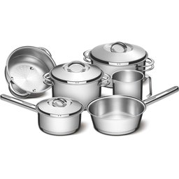 Jogo de Panelas Tramontina Solar em Aço Inox com Fundo Triplo e Tampas de Inox 6 Peças Tramontina - 9