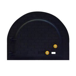 Porta de Forno Americana Fogão a Lenha Pizza Iglu G 37x31cm Metal Mig 1864mtm - 1