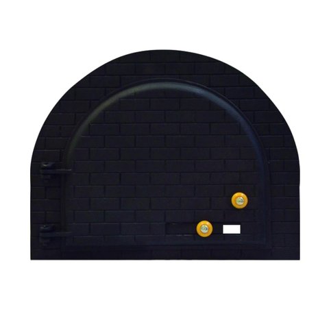 Porta de Forno Americana Fogão a Lenha Pizza Iglu G 37x31cm Metal Mig 1864mtm