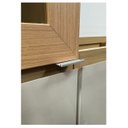 Ver imagem 3 de Paneleiro 50cm Vidro Florenca Moveis Sul Canary/off White