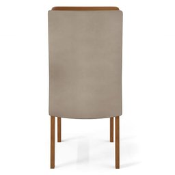 Conjunto Kit 2 Cadeiras de Jantar Lidia Dj Móveis Freijó/veludo Kraft - 4