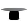Mesa de Jantar Cone Oval 244x137 cm Laca Preta - 2