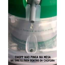 Chopeira Portátil com Manta Térmica para Barril 5L- Branca com Tampa Transparente - 2