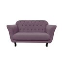 Ver imagem 4 de Kit Namoradeira + 1 Poltrona Decorativa Dália Veludo Rosê