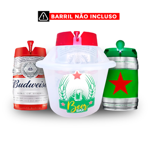 Chopeira Portátil À Gelo Normal para Barril 5L - Transparente