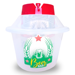 Chopeira Portátil À Gelo Normal para Barril 5L - Transparente - 2
