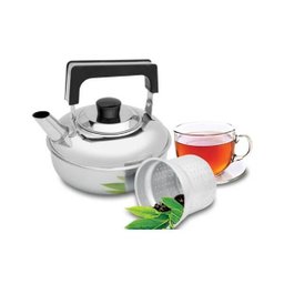 Chaleira em Inox Ravinox com Coador para Chá - 1 Litro - 1