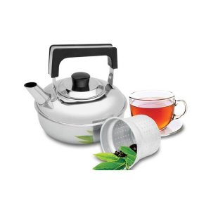 Chaleira em Inox Ravinox com Coador para Chá - 1 Litro