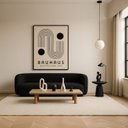 Ver imagem 3 de Quadro Canvas Bauhaus - Ausstellung 23 70x50cm Mold Preta