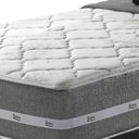 Ver imagem 3 de Cama Box Solteiro Preto + Colchão Molas Ensacadas Miami Cinza com Preto