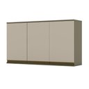 Ver imagem 1 de Armário Aéreo 03 Portas 120cm Connect Duna Cristal Henn