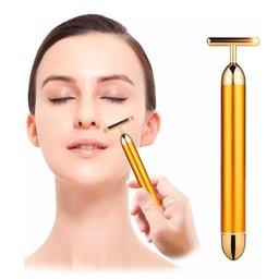 Massageador Facial Elétrico Gold 24k Harmonização Anti-rugas - 8