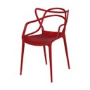 Ver imagem 2 de Kit 4 Cadeiras Masters Allegra Vermelha