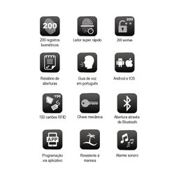 Fechadura Digital Smart Tech 8500 Advance Milre - 5