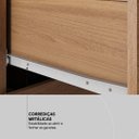 Ver mais imagens de Guarda Roupa Casal 3 Portas e 6 Gavetas Arbo - Amêndola Touch/ Off White