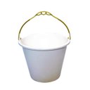 Ver imagem 1 de Kit 6 Balde Plástico Branco 12 Litros - Brasipla