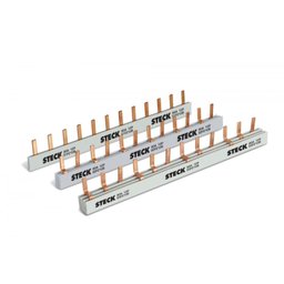 Barramento Din Bifásico 80A 440V para 57 Pólos S2F1000B - Steck - 1