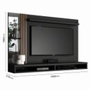 Ver imagem 2 de Painel Home Paris para Tv até 55 Polegadas Preto com Naturale