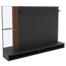 Painel Home Paris para Tv até 55 Polegadas Preto com Naturale - 4