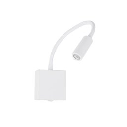 2 Arandela Leitura LED Articulada Branca 3W Cabeceira Ace14 - 2