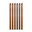 Ver imagem 3 de Kit 6 Divisórias de Ambiente WPC 270cm x 10cm x 3,5cm Formaco Decor Branco/Mogno