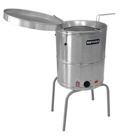 Fritadeira Elétrica Água e Óleo Metvisa Max 38 Litros 8000w Monofásico 220v Fie20m2205