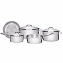 Ver imagem 1 de Jogo de Panelas Solar 5 Peças Aço Inox Tramontina