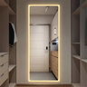 Espelho Grande Corpo Inteiro Lapidado Retangular Decorativo 150x40 Cm Luxo com Led Quente/fria - 1