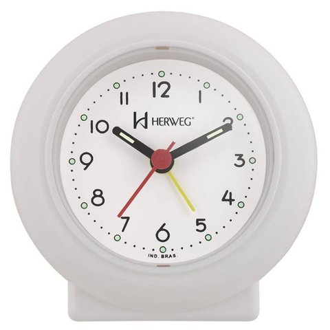 Relógio Despertador Quartz Decorativo Herweg 2611-21