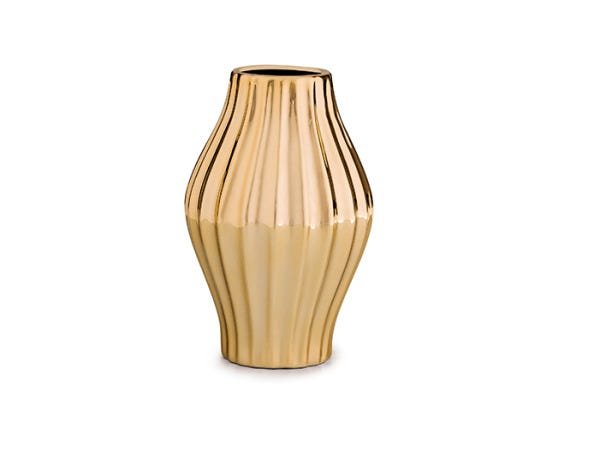 Vaso em Cerâmica Dourado Mart - 1