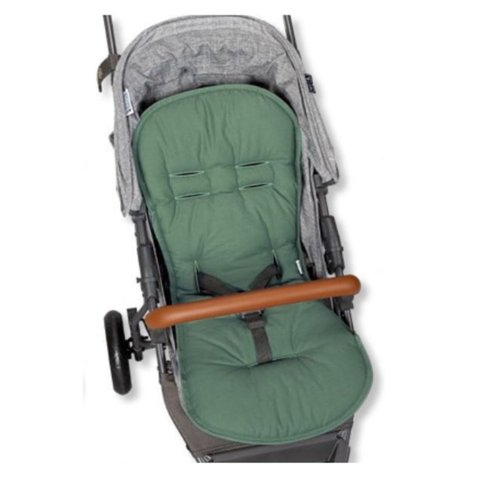 Capa de Carrinho de Bebê Basic Verde Escuro - Batistela Baby:Verde Escuro