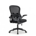 Ver imagem 4 de Cadeira de Escritório Executiva Base Preta com Rodinha Fortt Linea Preta - Csf20-pt