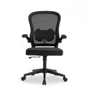 Ver imagem 2 de Cadeira de Escritório Executiva Base Preta com Rodinha Fortt Linea Preta - Csf20-pt