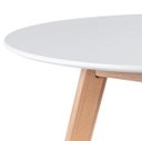 Ver imagem 4 de Kit Mesa Leda Redonda 80cm com 4 Cadeiras Brancas – Compacta, Moderna e Ideal para Cozinha ou Sala D