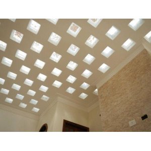 Suporte Mão na Obra de bloco de vidro para laje H8-30