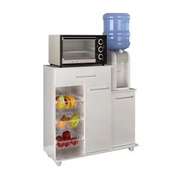 Fruteira Multiuso 2 Portas 1 Gaveta Ditália Móveis - 2
