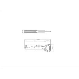 Saca-Rolhas Tramontina 3 Funções Preto Aço Inox Tramontina - 26330/100 - 2