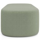 Ver imagem 2 de Puff Decorativo Orgânico para Living Quarto 100cm Doha W01 Bouclê Oliva - Lyam Decor