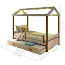 Ver imagem 3 de Cama Cabana Fio de Luz e Auxiliar Branco Mel com Colchão