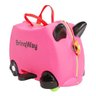 Mala Infantil Carrinho Puxador Rodinha Rosa Importway BW070 - 1
