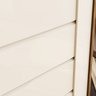 G. Roupa Cayman 02 Pts. Deslizantes C/ Espelho Nature/off White - Henn - 3