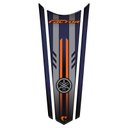 Ver imagem 1 de Adesivo Faixa Gravata Resinado Tanque Moto Factor Teu Adesivo Azul