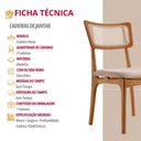 Ver imagem 5 de Conjunto 2 Cadeiras de Madeira Viena Brisa/cinamomo Imbuia