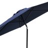 Ombrelone Central Articulavel 2,7m IWOBCA270 Azul Importway - 2