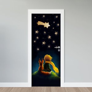 Adesivo de Porta - Pequeno Príncipe