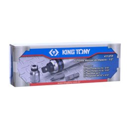 Chave Impacto Manual Encaixe 1/2" com 4 Bits King Tony 4112FR 4112FR - 5