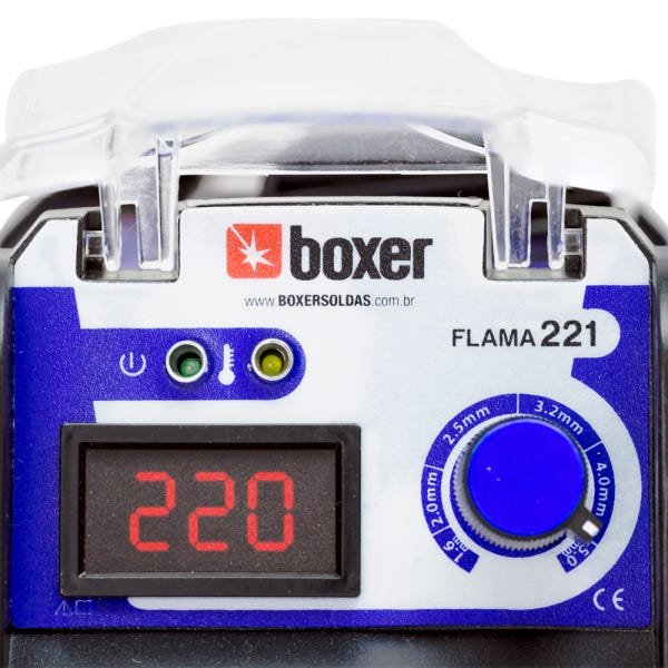 Máquina Inversora de Solda Boxer Flama 221 Digital 220A 220V - 6