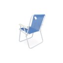 Ver imagem 3 de Cadeira De Praia Alta Azul Com 2 Peças - MOR 002283