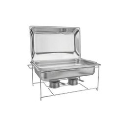 Rechaud Banho Maria Retangular Tramontina Completo Aço Inox 9,06l - 1