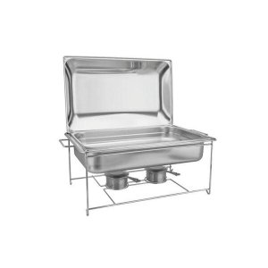 Rechaud Banho Maria Retangular Tramontina Completo Aço Inox 9,06l